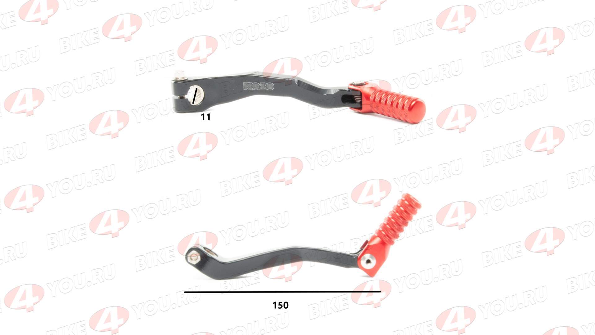 Педаль п/п CNC OTOM NC250 красная