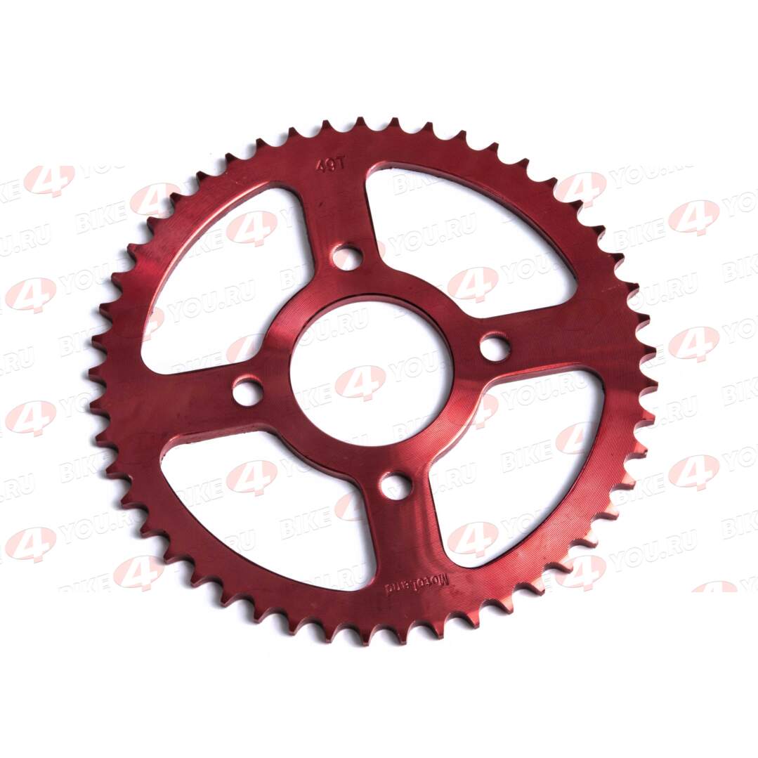 Венец, звезда ведомая (428-49) CG/CB 4х90х58 красная