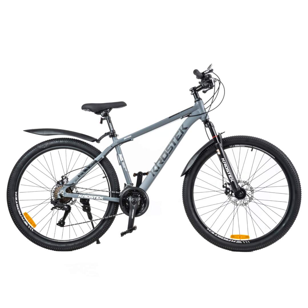 Велосипед 27.5" KROSTEK LEVEL 2701 (рама 17.5'') серебро