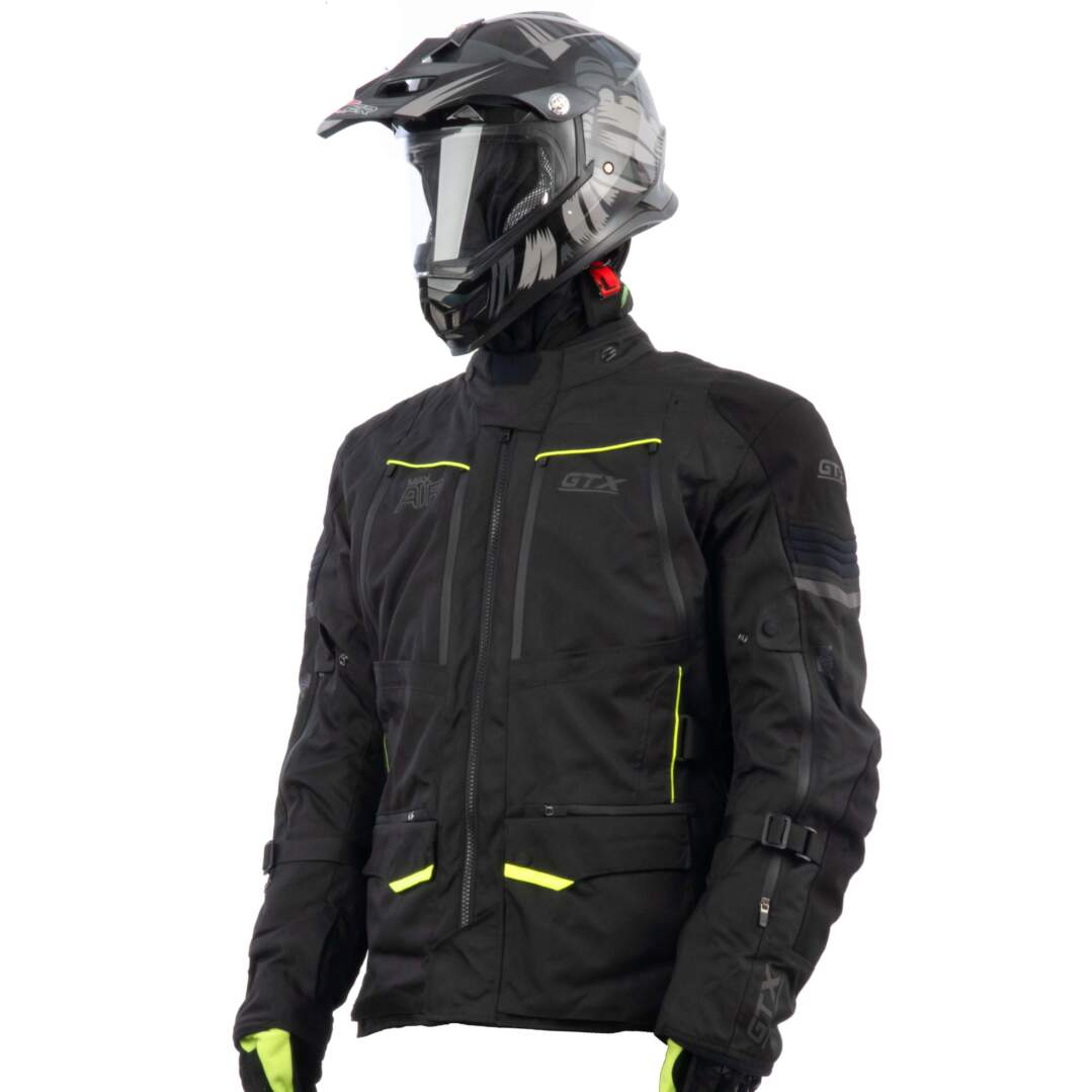 Куртка мотоциклетная (текстиль) GTX EJ-2405 BLACK (XL)