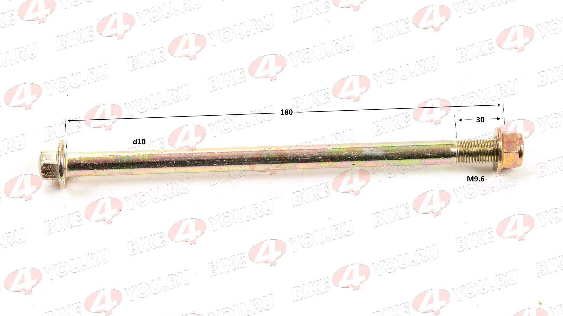 Ось передн. колеса M10*180 Альфа/Дельта