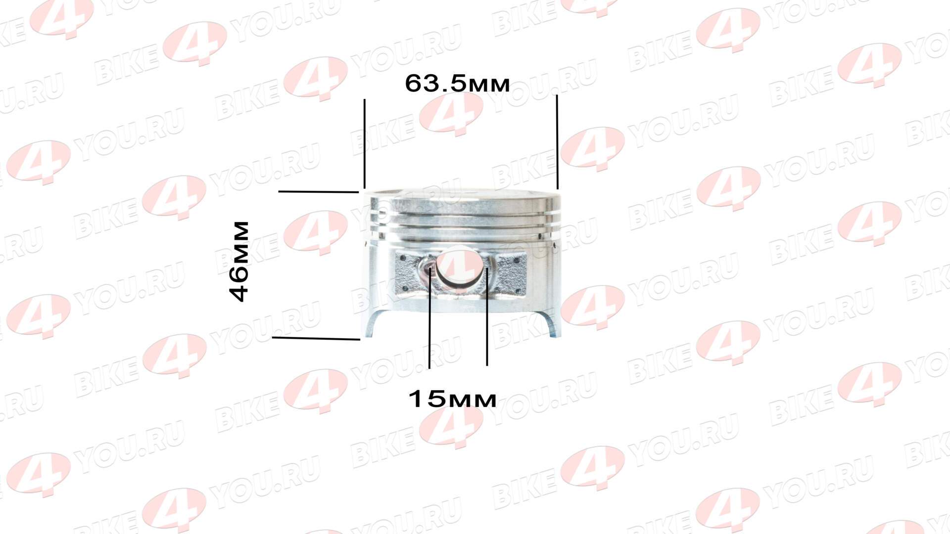 Поршень в сборе 164FML (CBN200) d=63.5mm 