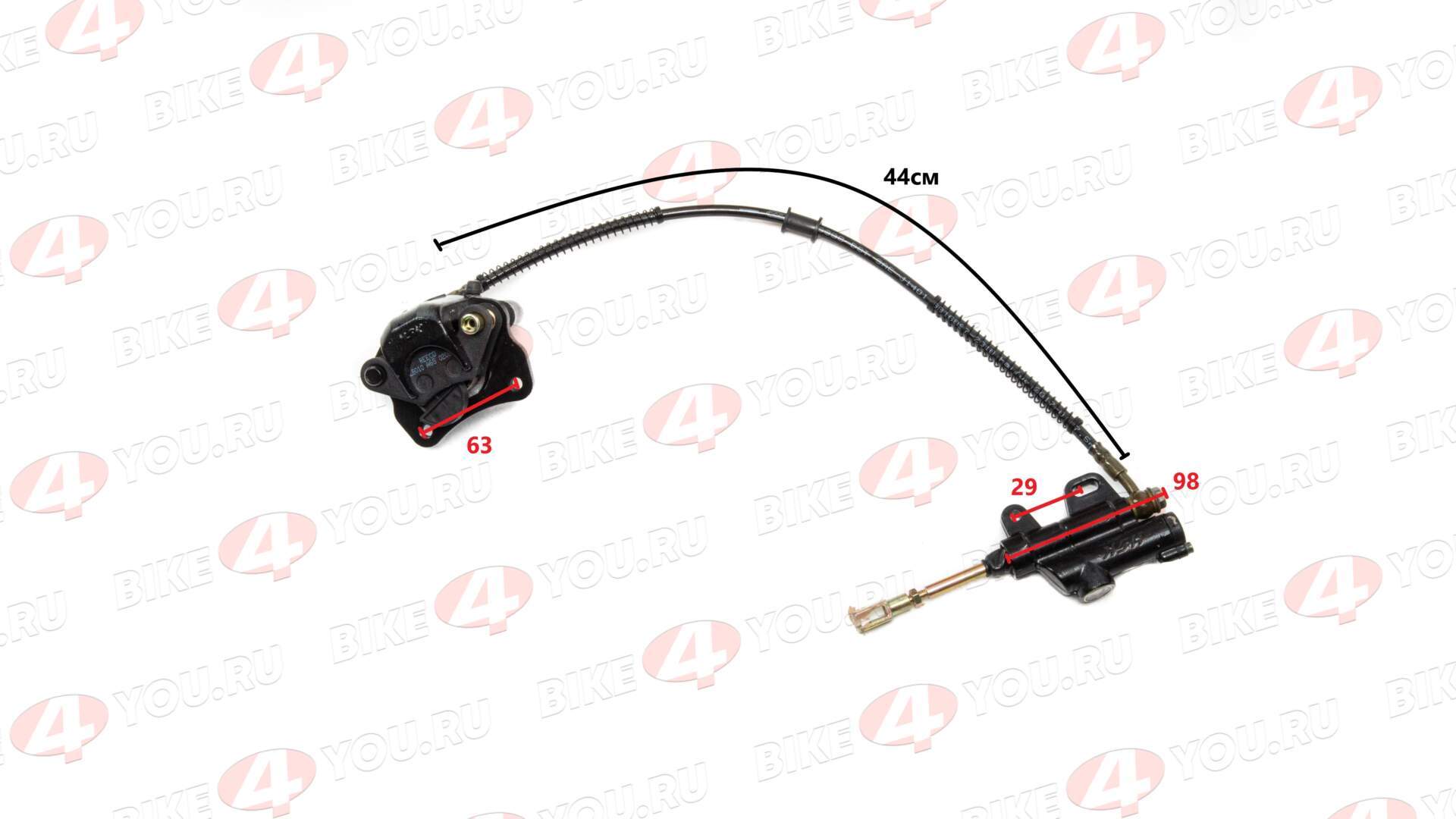 Гидравлика задняя в сборе (500мм*105мм) ATV FOX