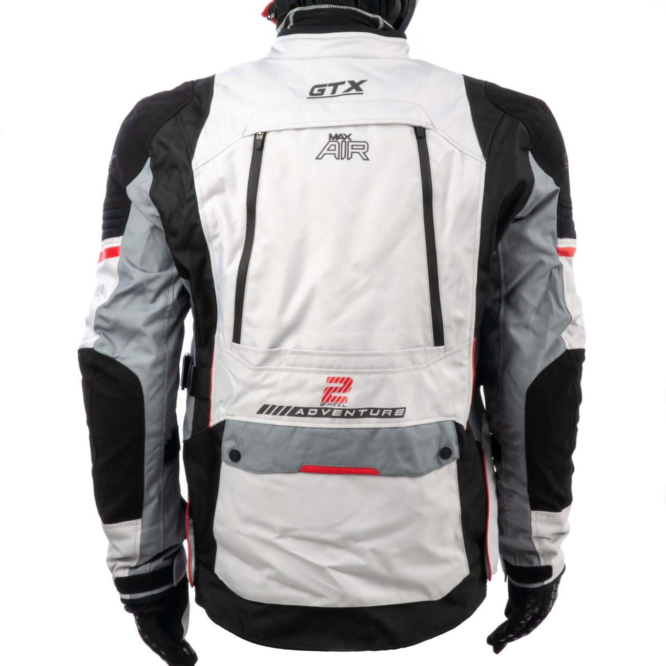 Куртка мотоциклетная (текстиль) GTX EJ-2405 LIGHT GREY (XXL)