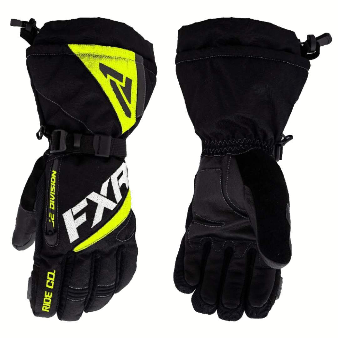 Перчатки для снегохода FXR Fuel №4 yellow-green (M)