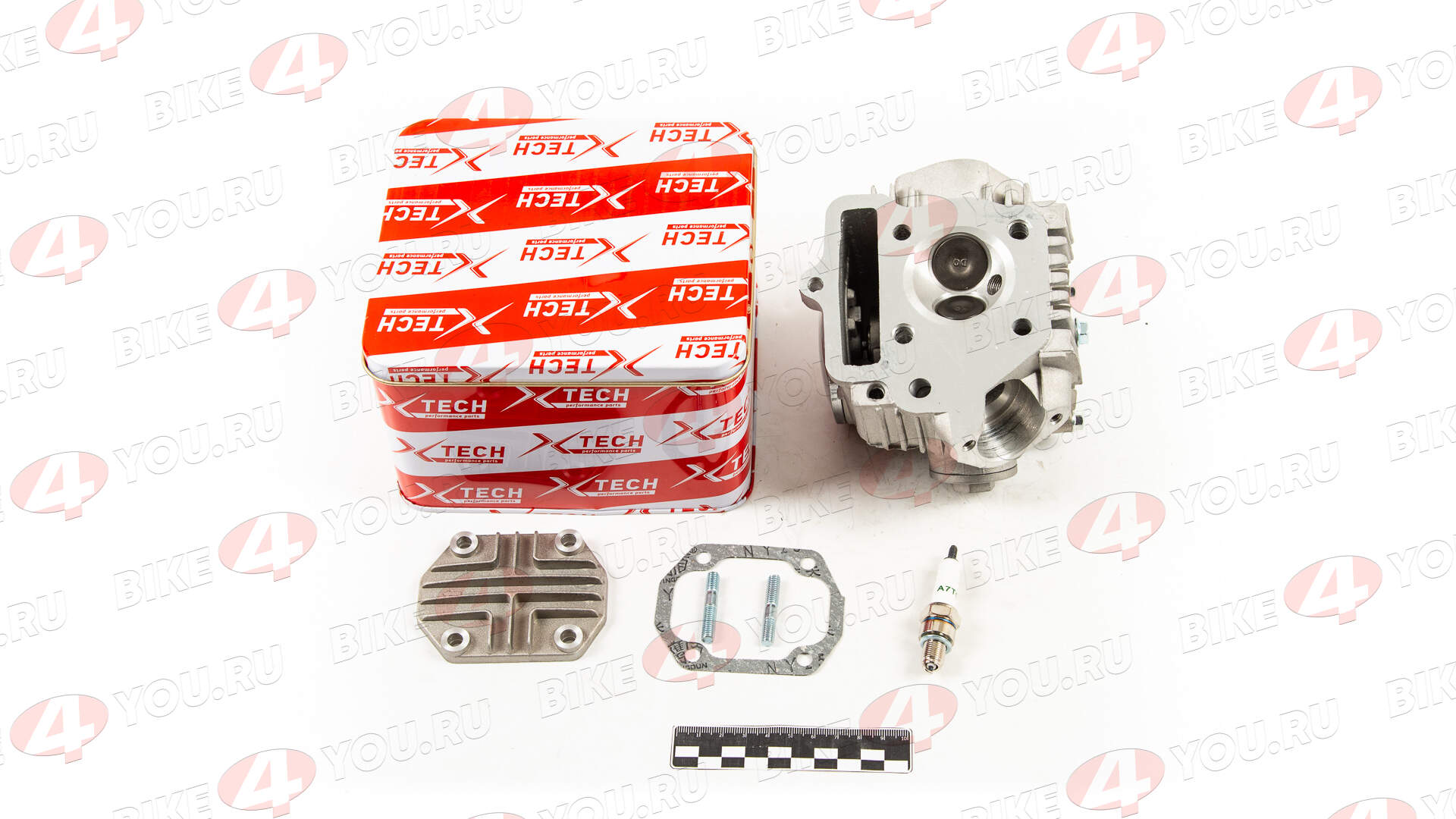 Головка блока цилиндров ( ГБЦ ) в сборе 147FMH 70см3 X-TECH