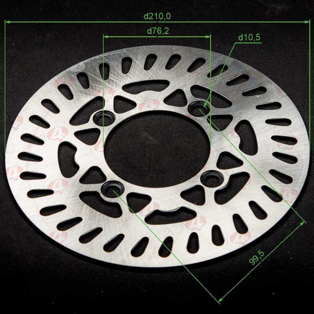 Диск тормозной передний XR125/TTR125 (76,d=220mm)