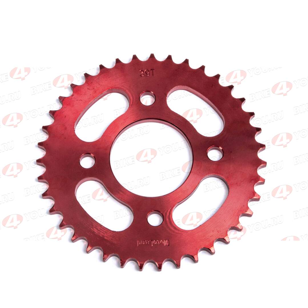 Венец, звезда ведомая (428-39) CG/CB 4х90х58 красная