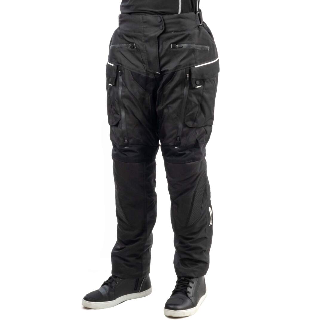 Штаны мотоциклетные (текстиль) женские GTX EJ-3001 BLACK (S)