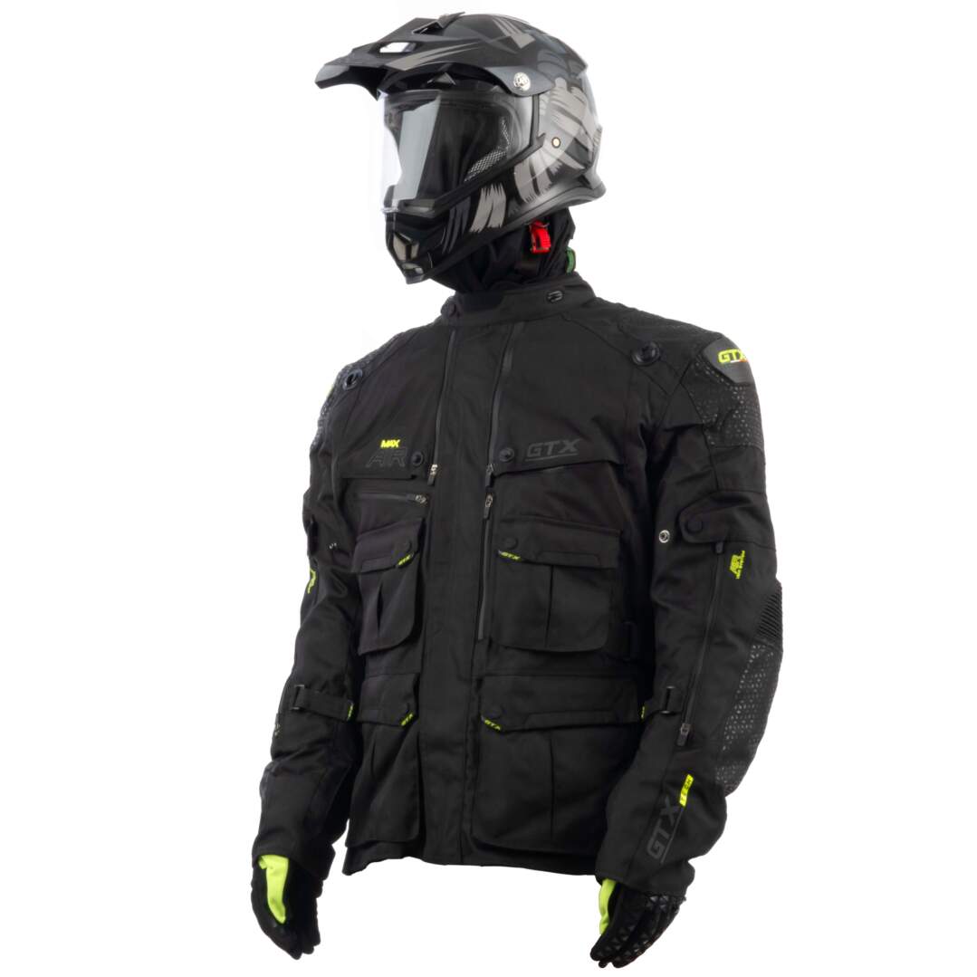 Куртка мотоциклетная (текстиль) GTX EJ-2402 BLACK (M)