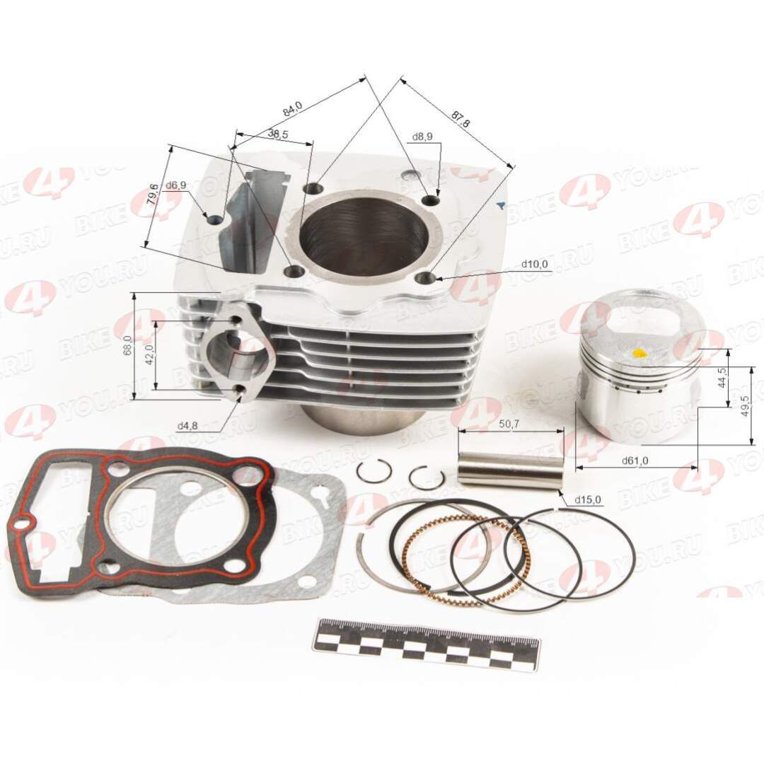 Цилиндро поршневая группа ( ЦПГ ) 161FMJ (CB150D) 150см3 ZS