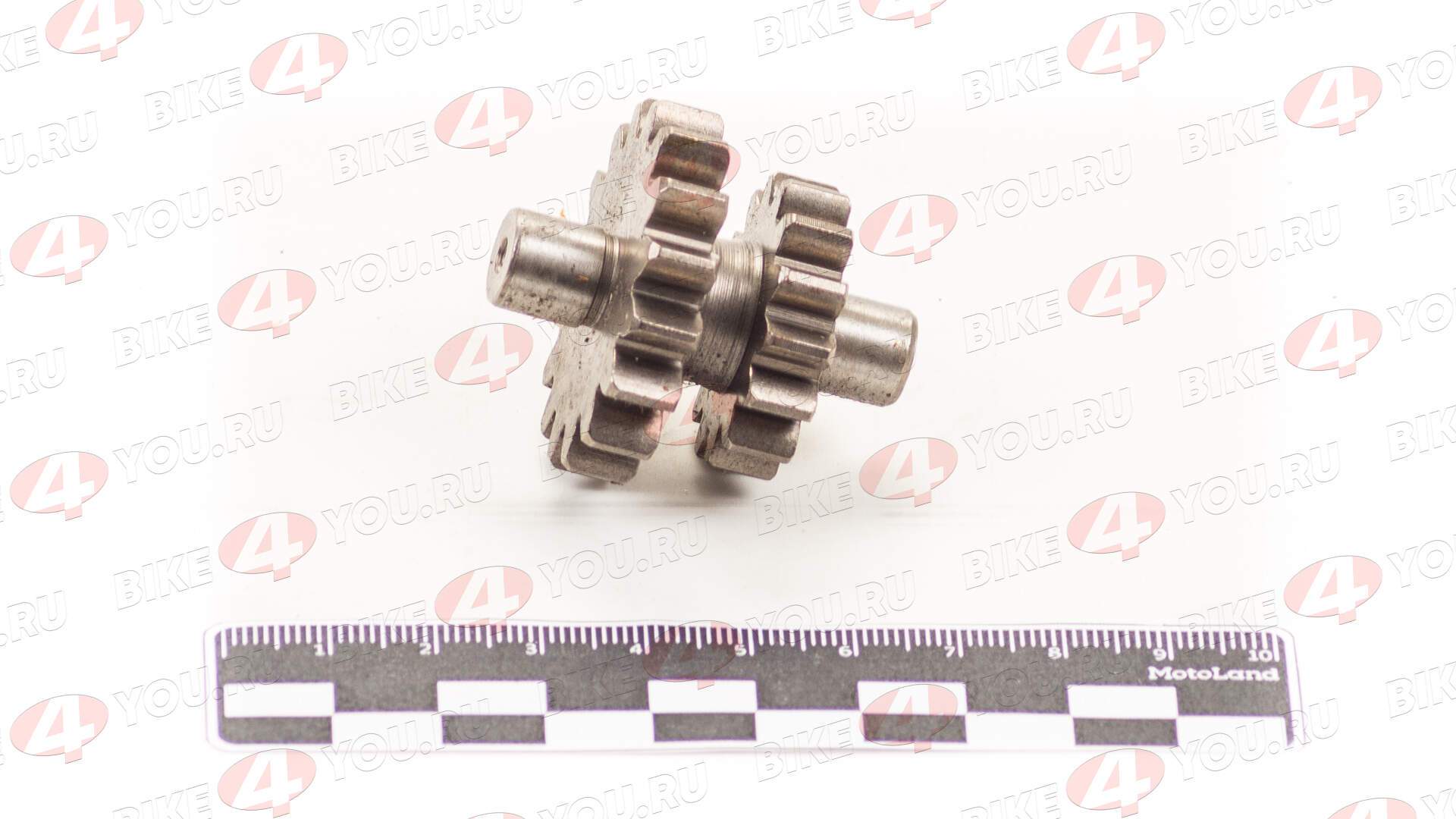 Шестерня двойная малая редуктора стартера 156FMI(CB125D)161FMJ(CB150D)163FML-2(CB200-C)169FML(CB200)