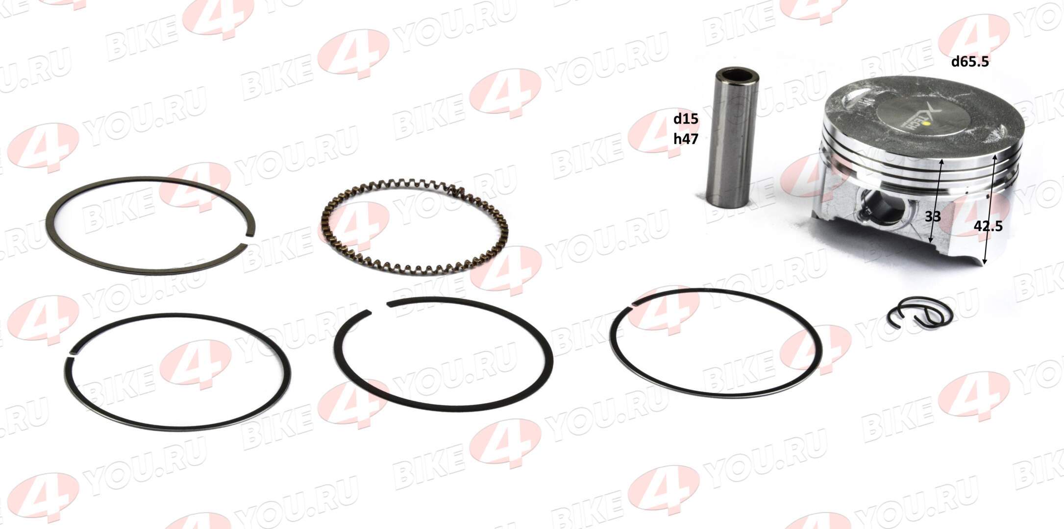 Поршень в сборе 165FMM CBB250 X-TECH 