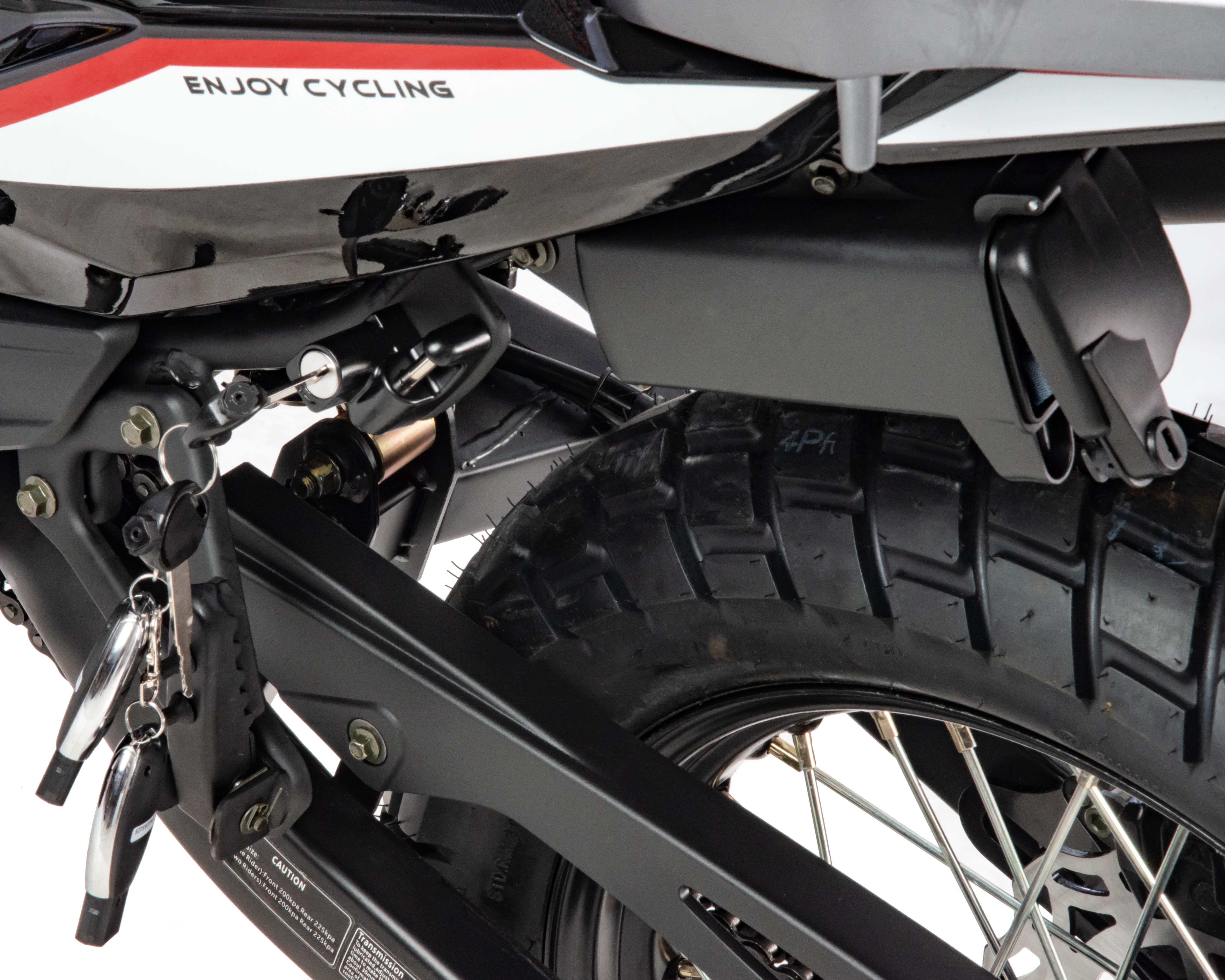 Мотоцикл Кросс 300 ENDURO GARET 19/17 белый