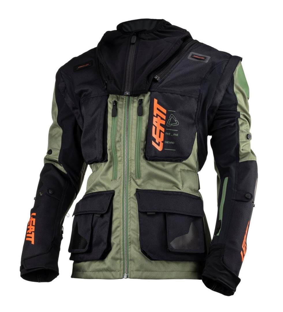 Куртка мото LEATT №1 black (текстиль) (L)