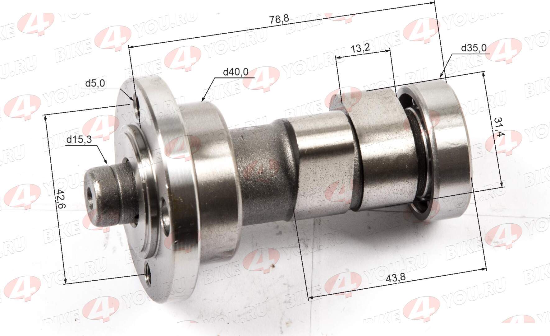 Распредвал верхний 165FMM (CB250D-G) X-TECH