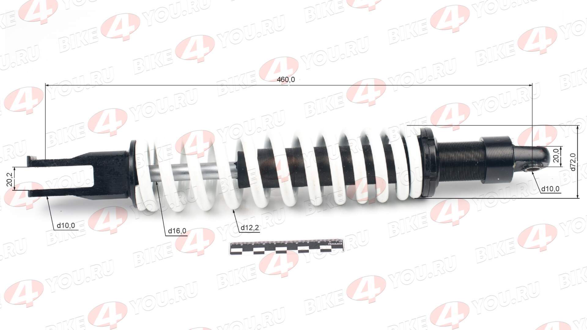 Амортизатор L=460 центральный №1 XR250