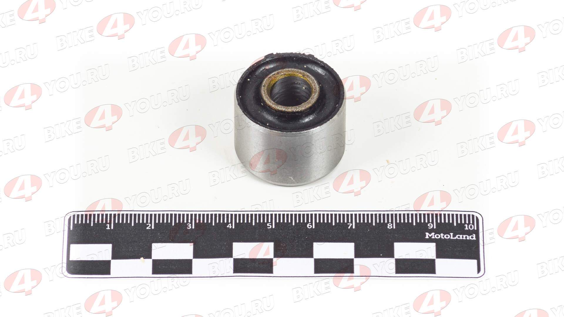 Сайлентблок передний правого картера 161QMK 200см3 с реверсом d28-10 h22 мм.