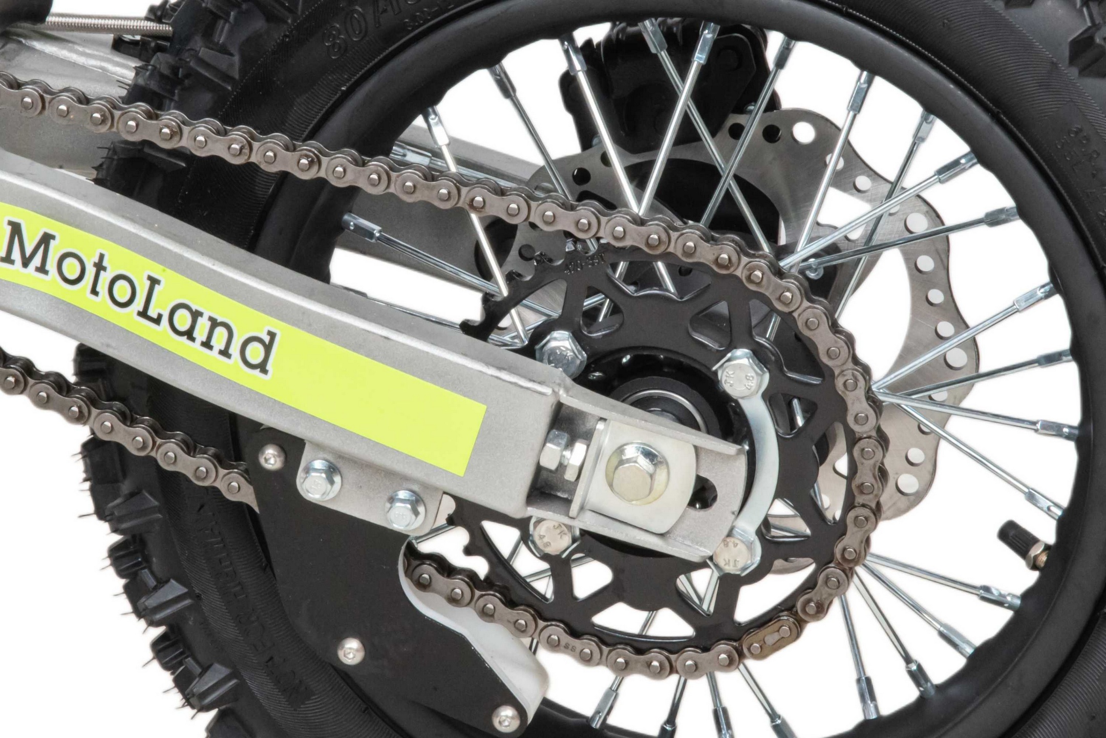 Питбайк  Motoland TCX125 E 14/12 +фара зеленый