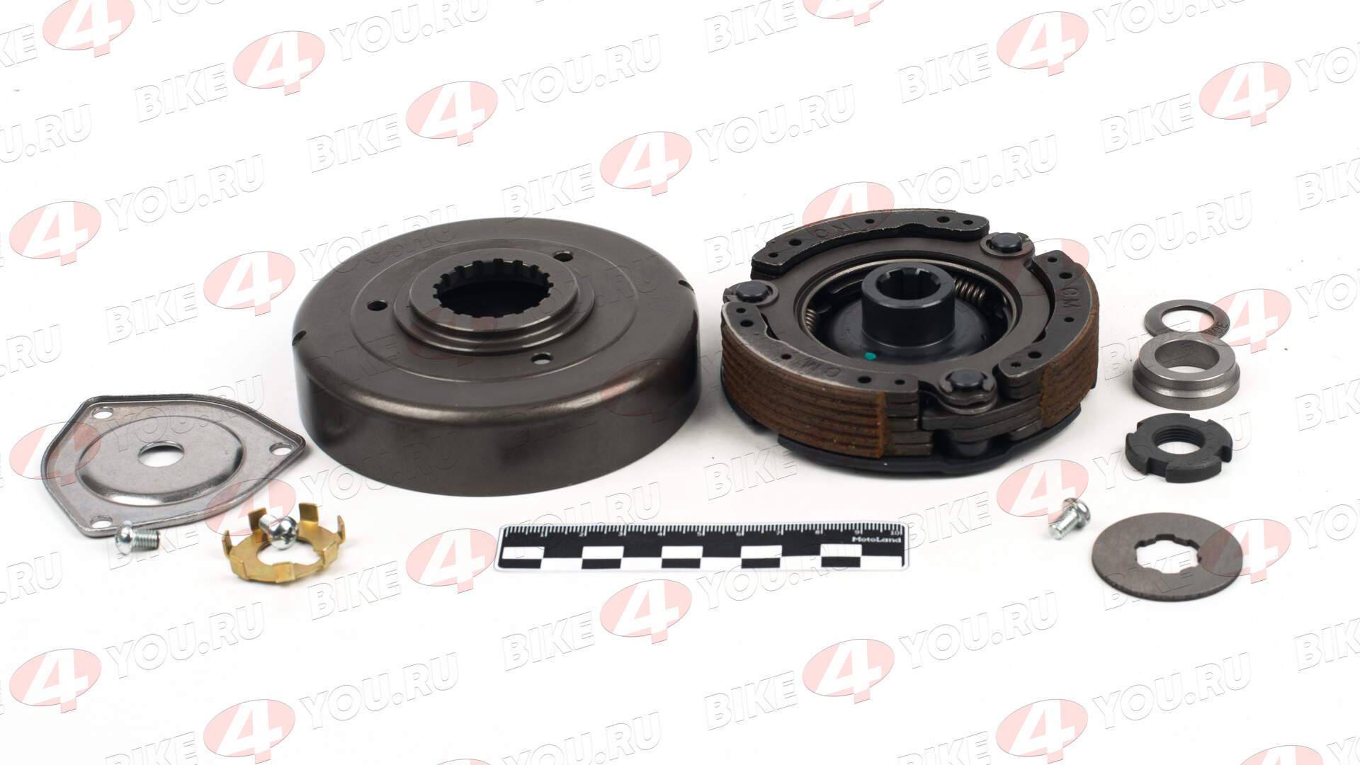 Барабан сцепления в сборе 152FMH-5 (ZB110) 110см3  (полуавтомат) (52,4*49,5) ZS