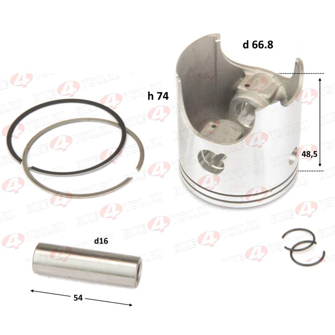 Поршень в сборе 166MM M7 2str 250см3 LONCIN
