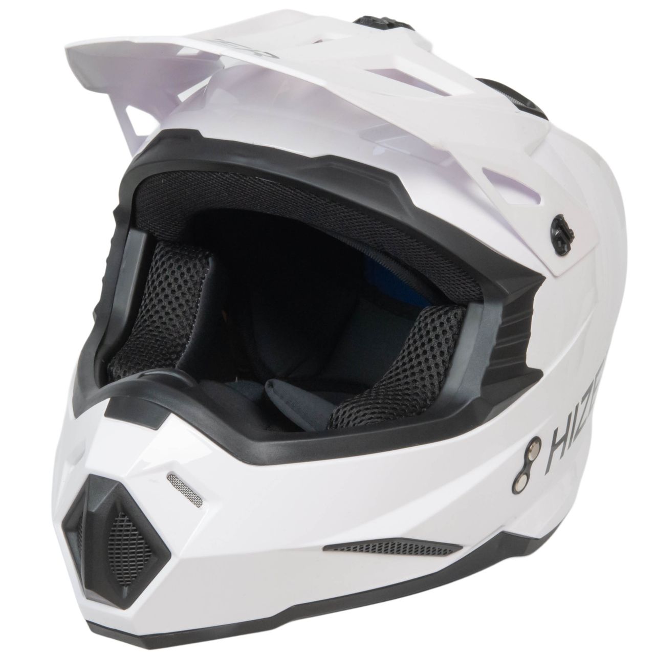 Шлем мото кроссовый HIZER J6801 №2 (S) white