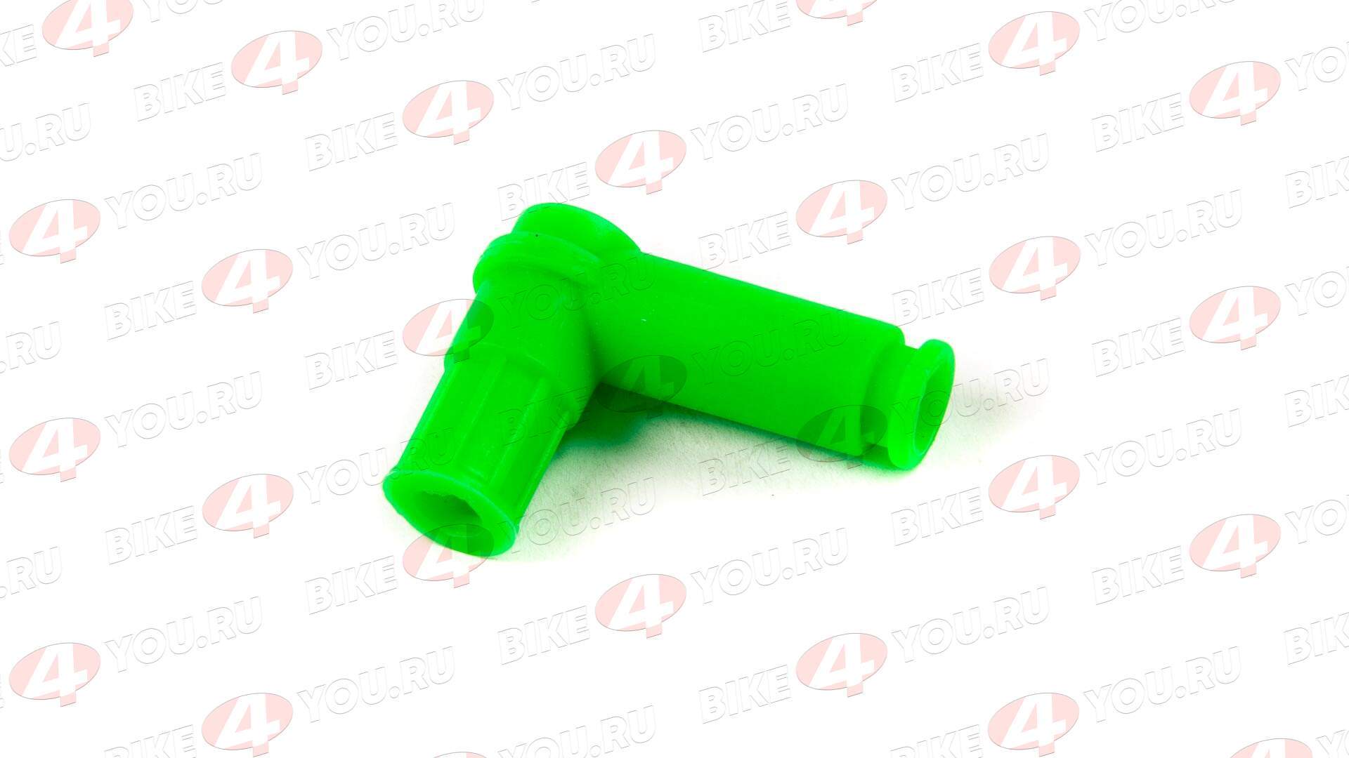Колпачок свечной мото силикон (зеленый)