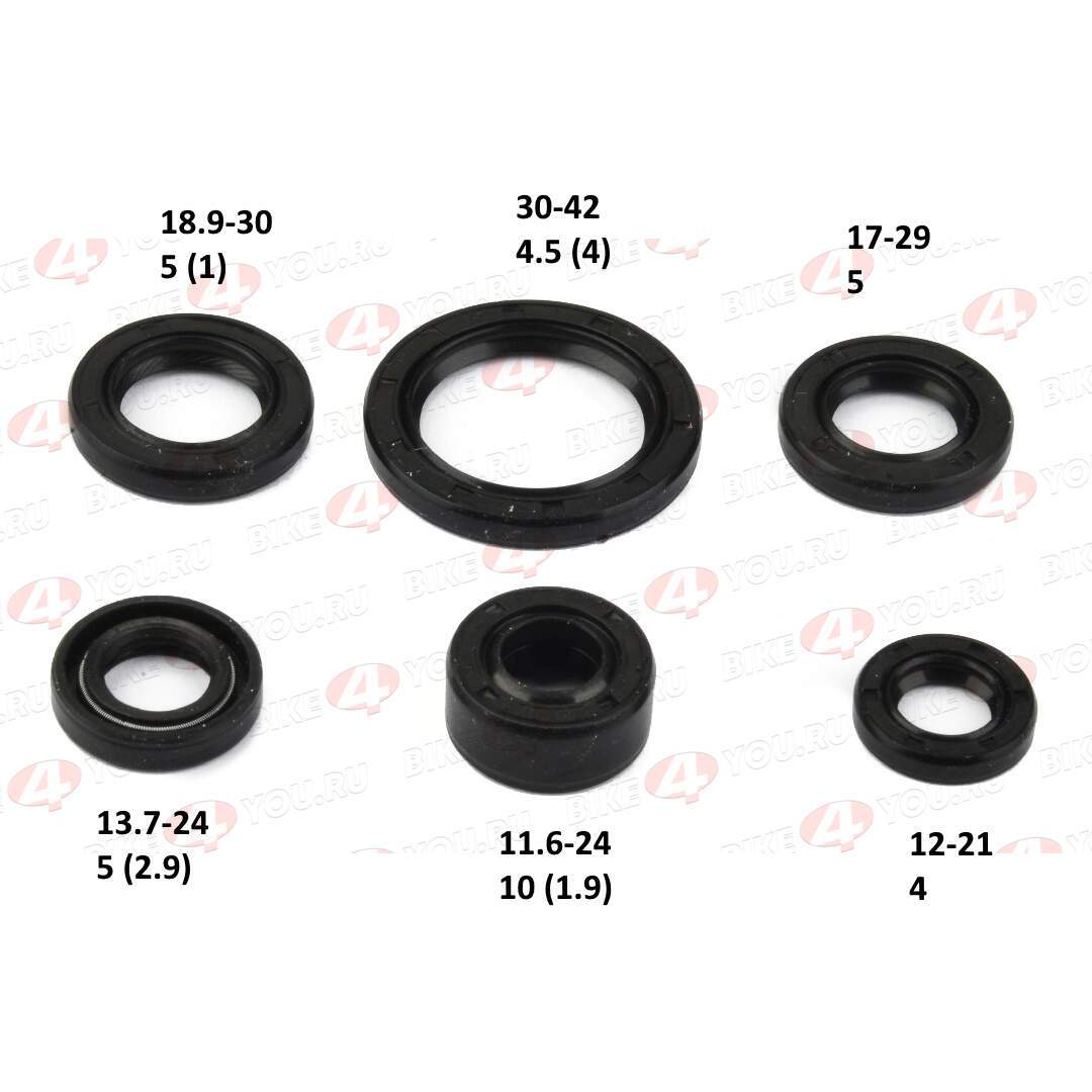 Сальник (полный набор) 139FMB,147FMH,152FMH 50-110см3 X-TECH