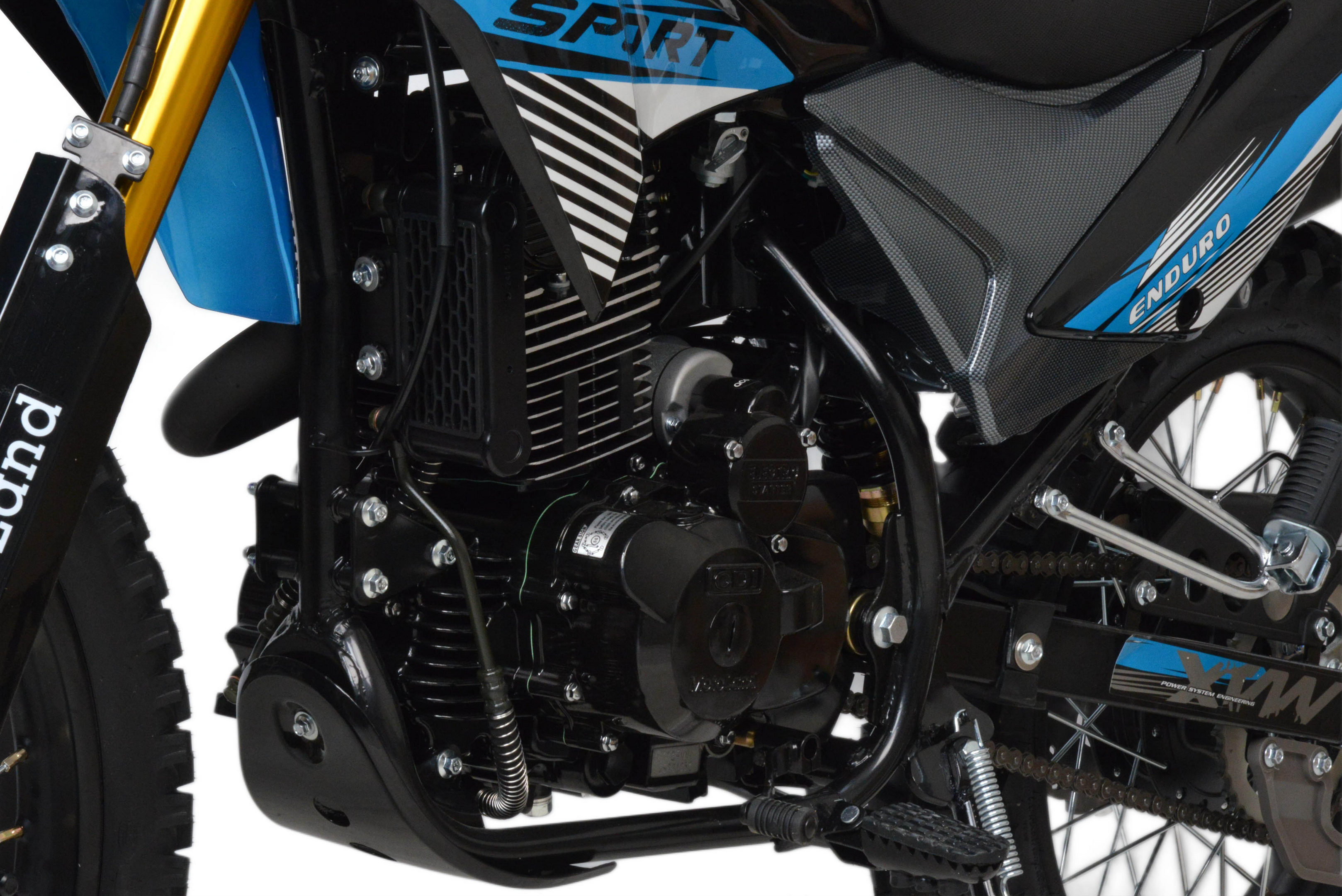 Мотоцикл Кросс 300 ENDURO ST NEON синий