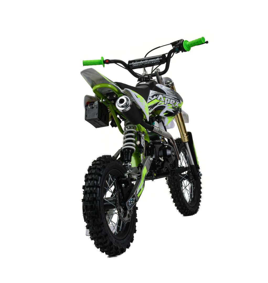 Питбайк Motoland 110 APEX10 E зеленый 14/12