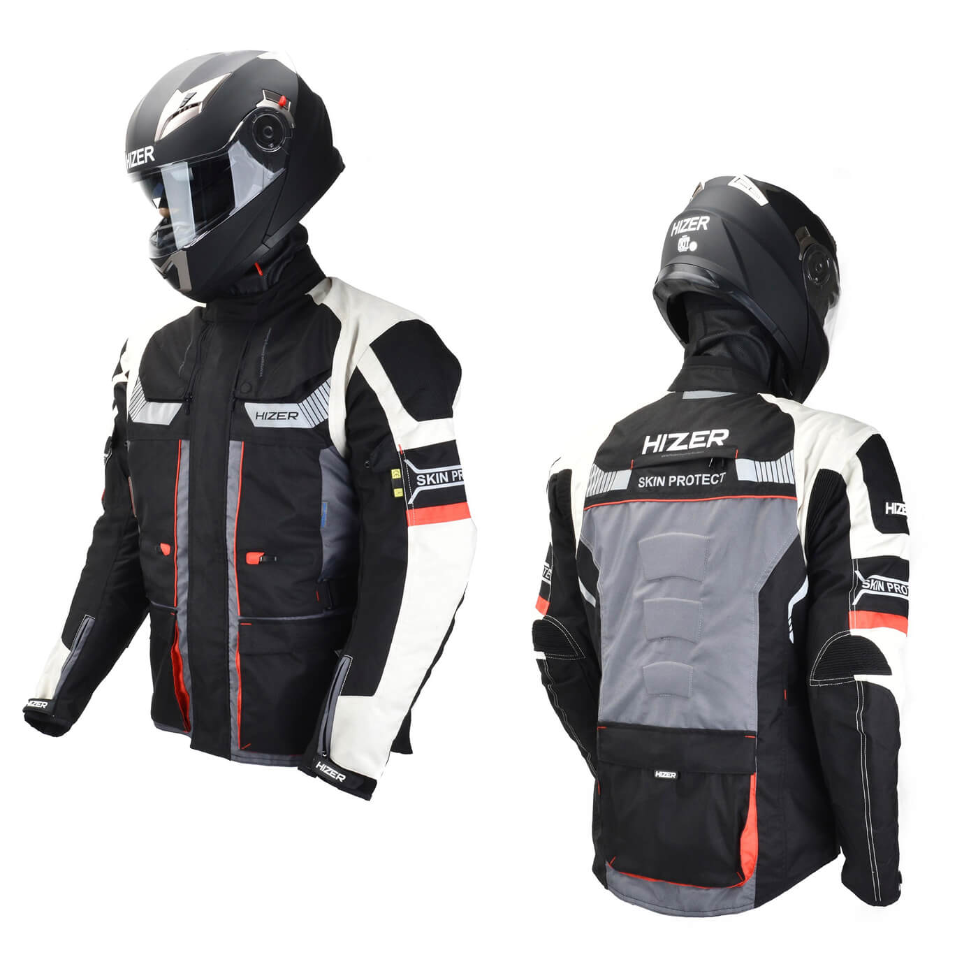 Куртка мотоциклетная (текстиль) HIZER AT-2206 (XXL)