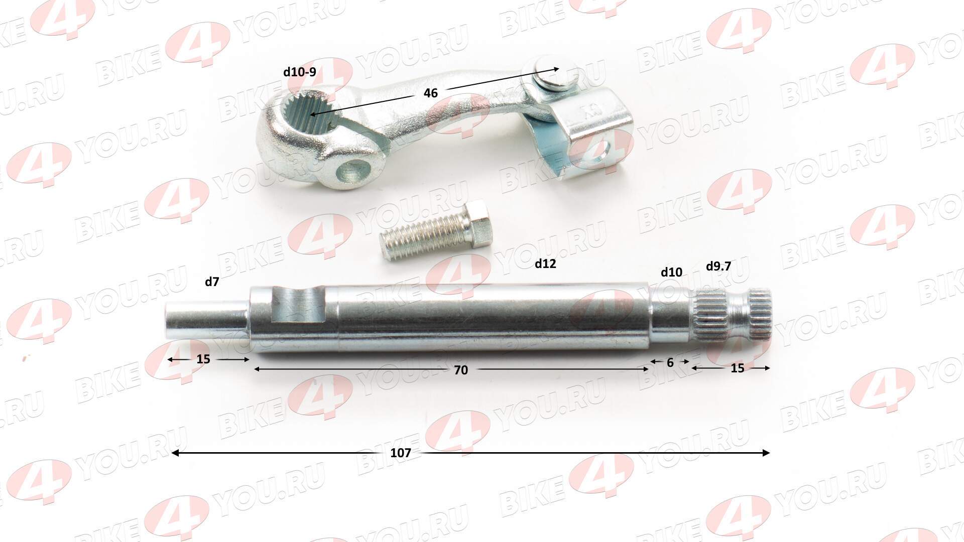 Рычаг сцепления (на двигатель) W190 190см3 ZS