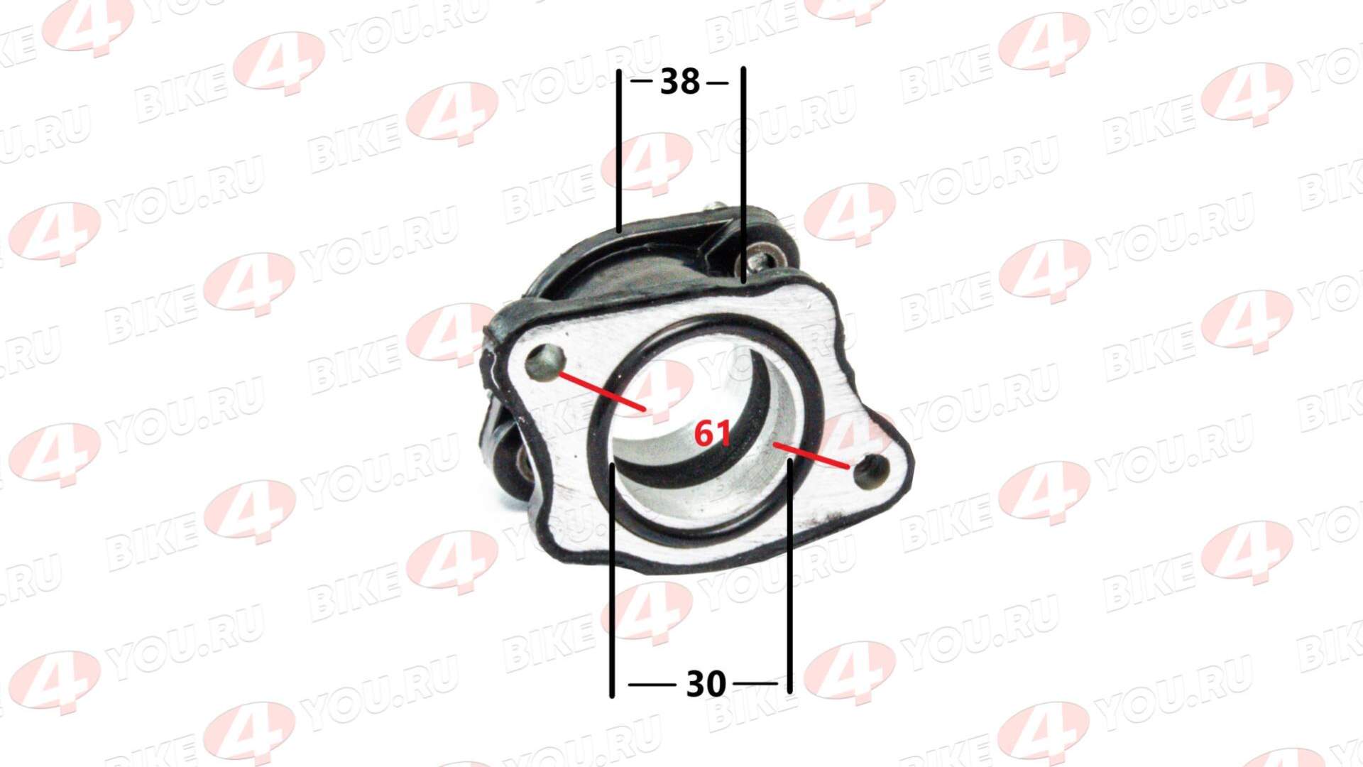 Патрубок впускной (металл) 164FML,170FMM (CGN200/CBB250/CBB300)