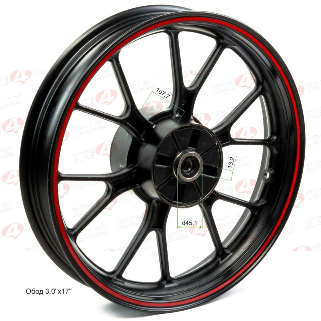 Обод задний ( алюминий )  Flash 200