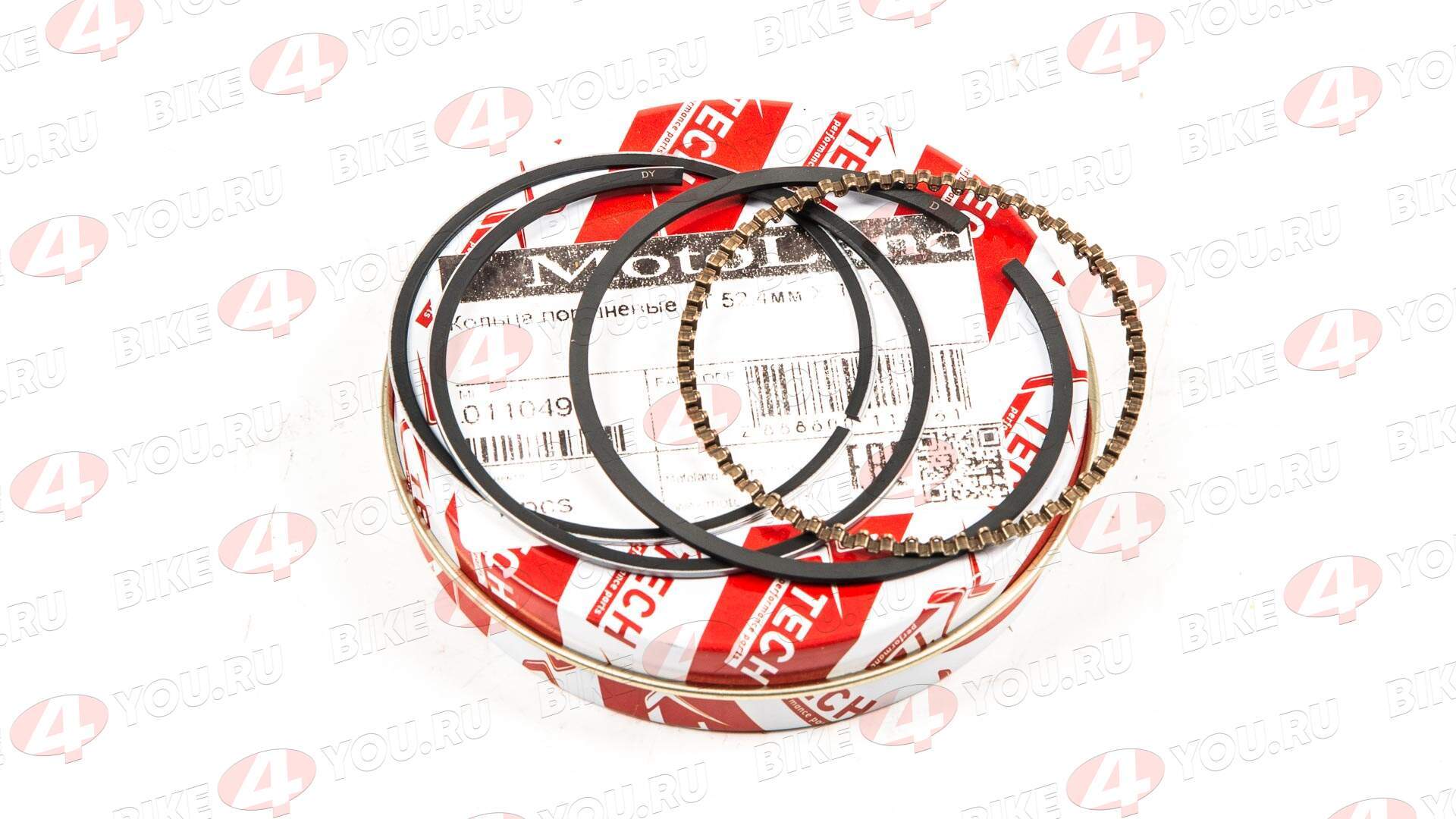 Кольца поршневые 152FMI 125см3 4T d=52,4mm X-TECH