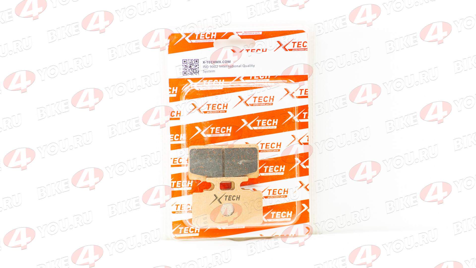 Колодки тормозные дисковые  №4 X-TECH (less-metallic) медь