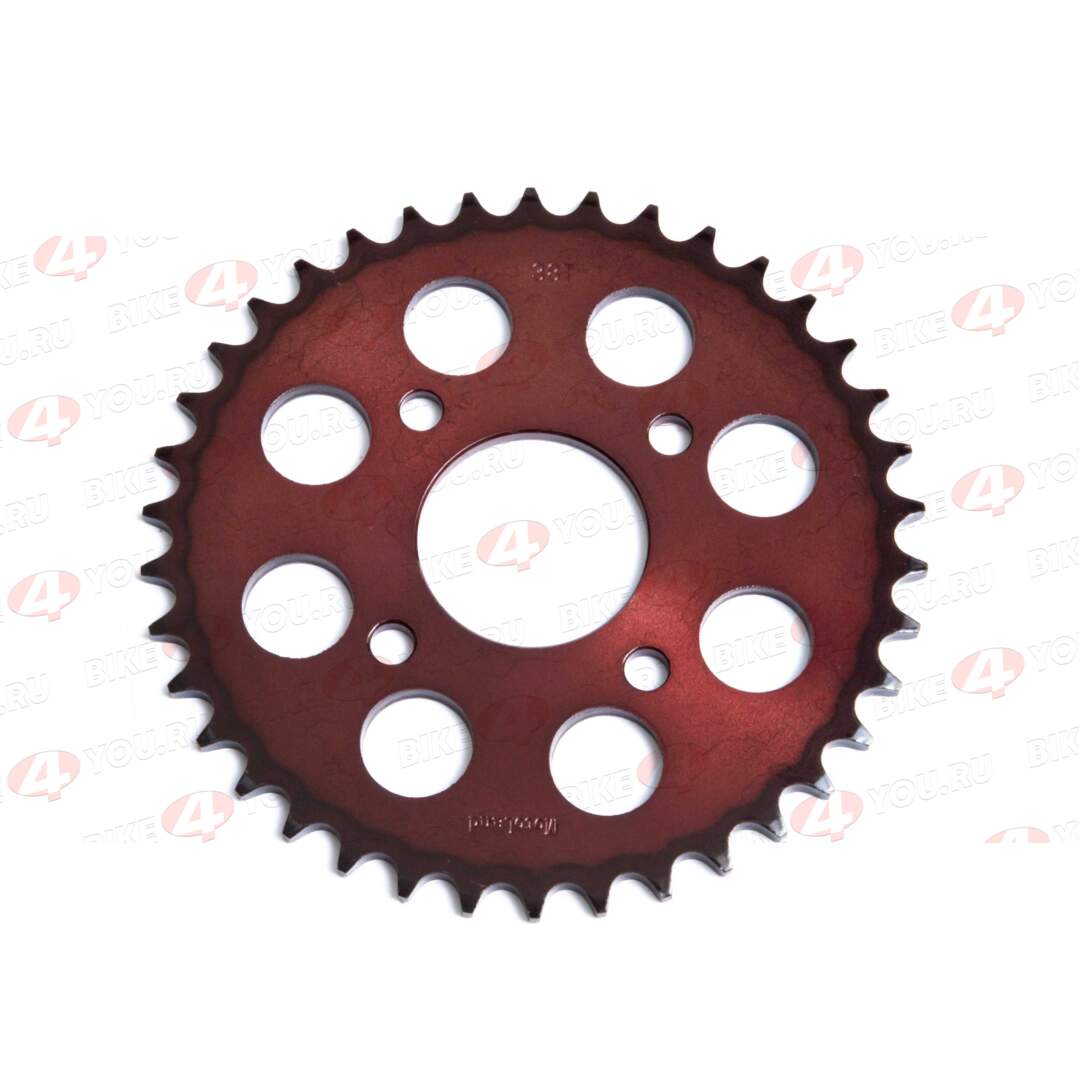 Венец, звезда ведомая (520H-38) CG/CB 4х90х58 красная