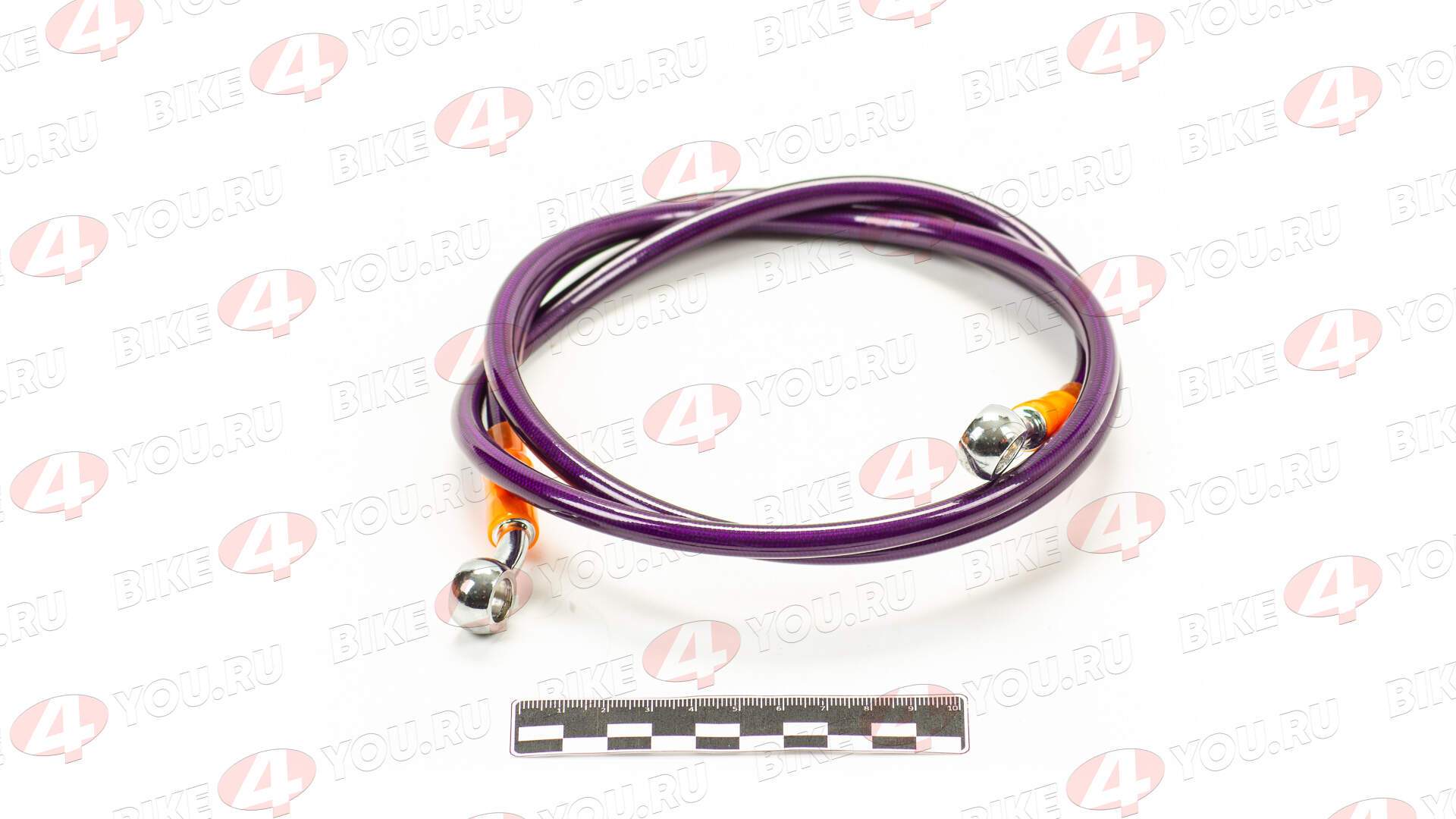 Шланг гидравлический тормозной (армированный) L=1300 d=10мм синий