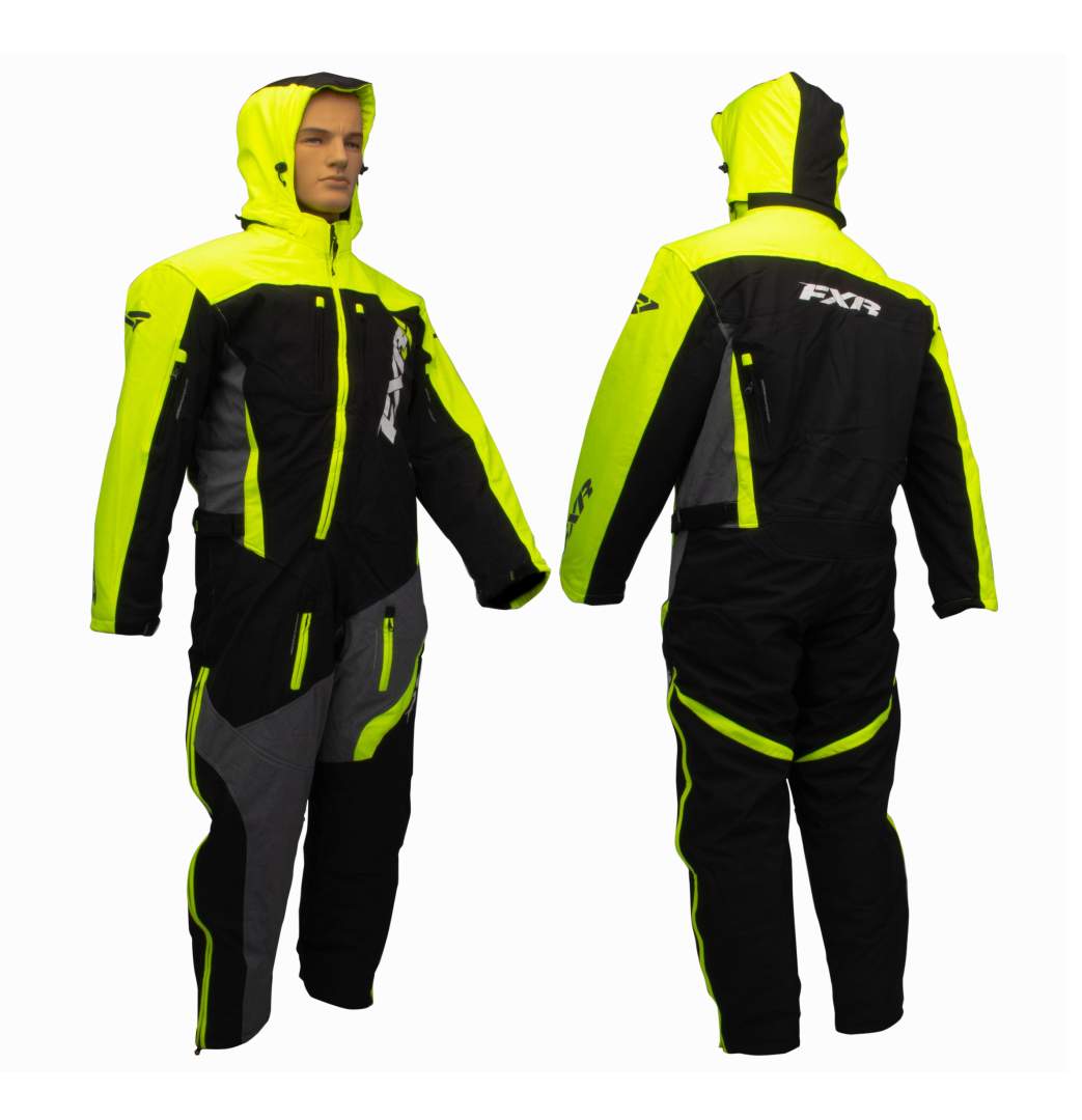 Комбинезон для снегохода FXR Maverick Lite №1 lemon-green (текстиль) (M)