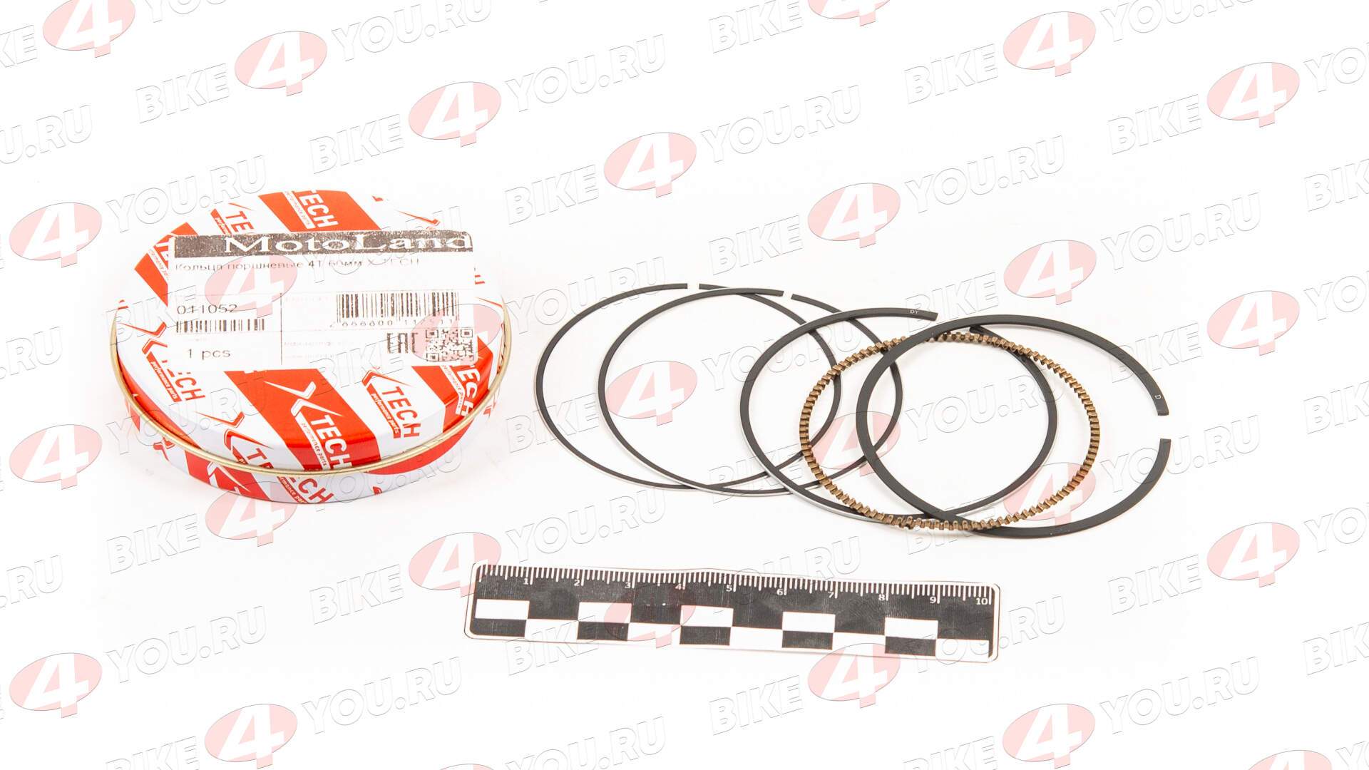 Кольца поршневые 4T d=60mm X-TECH