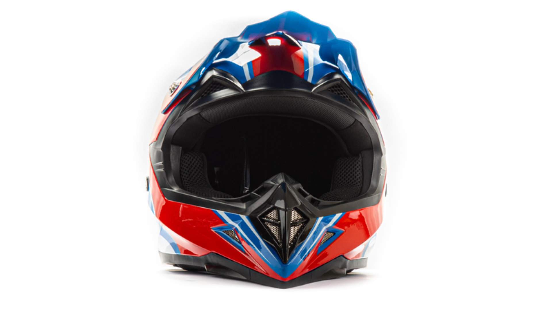 Шлем мото кроссовый HIZER 615 №5 (S)  blue