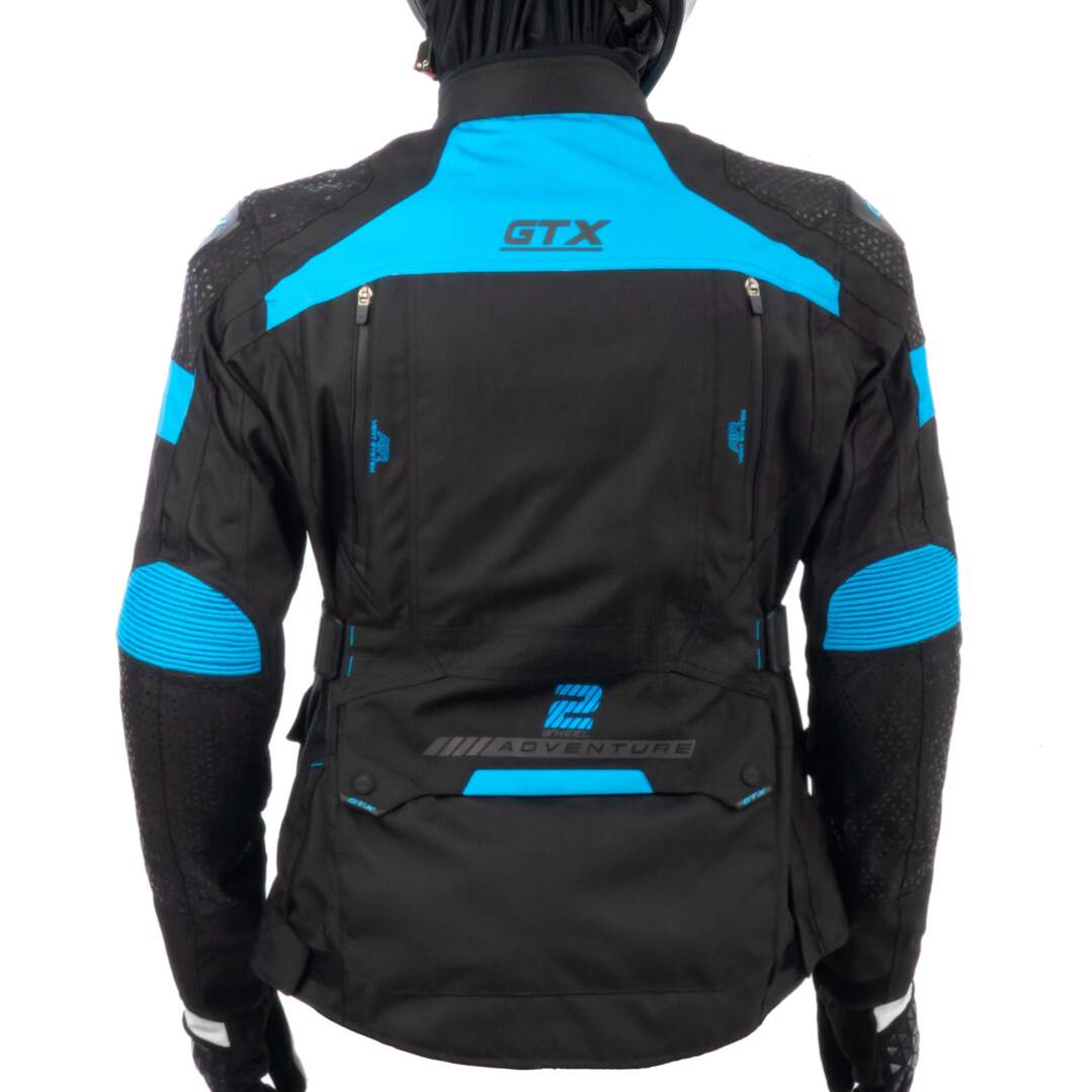 Куртка мотоциклетная (текстиль) женская GTX EJ-2402 BLACK (L)