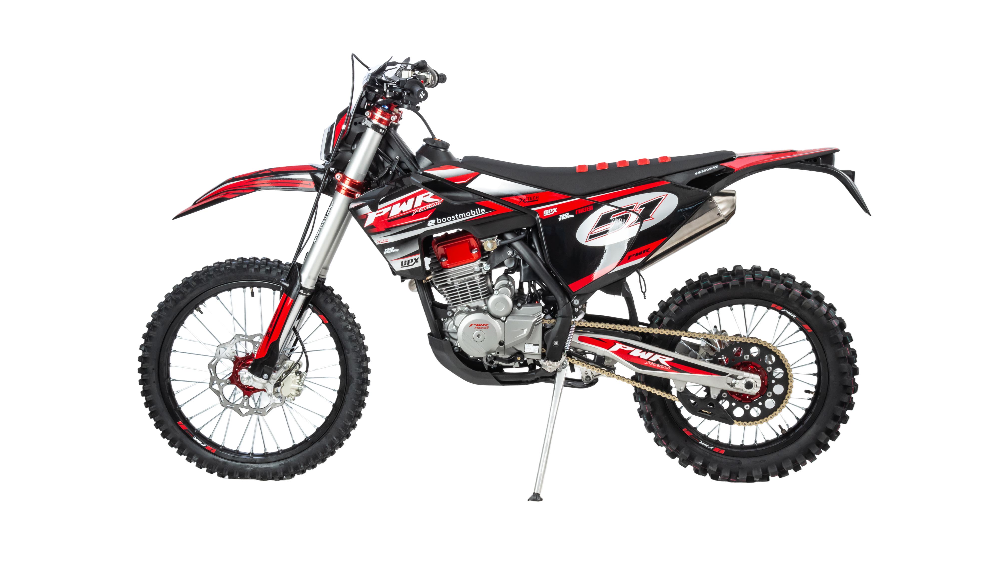 Мотоцикл Кросс PWR FS300 (PR5 4V) красный