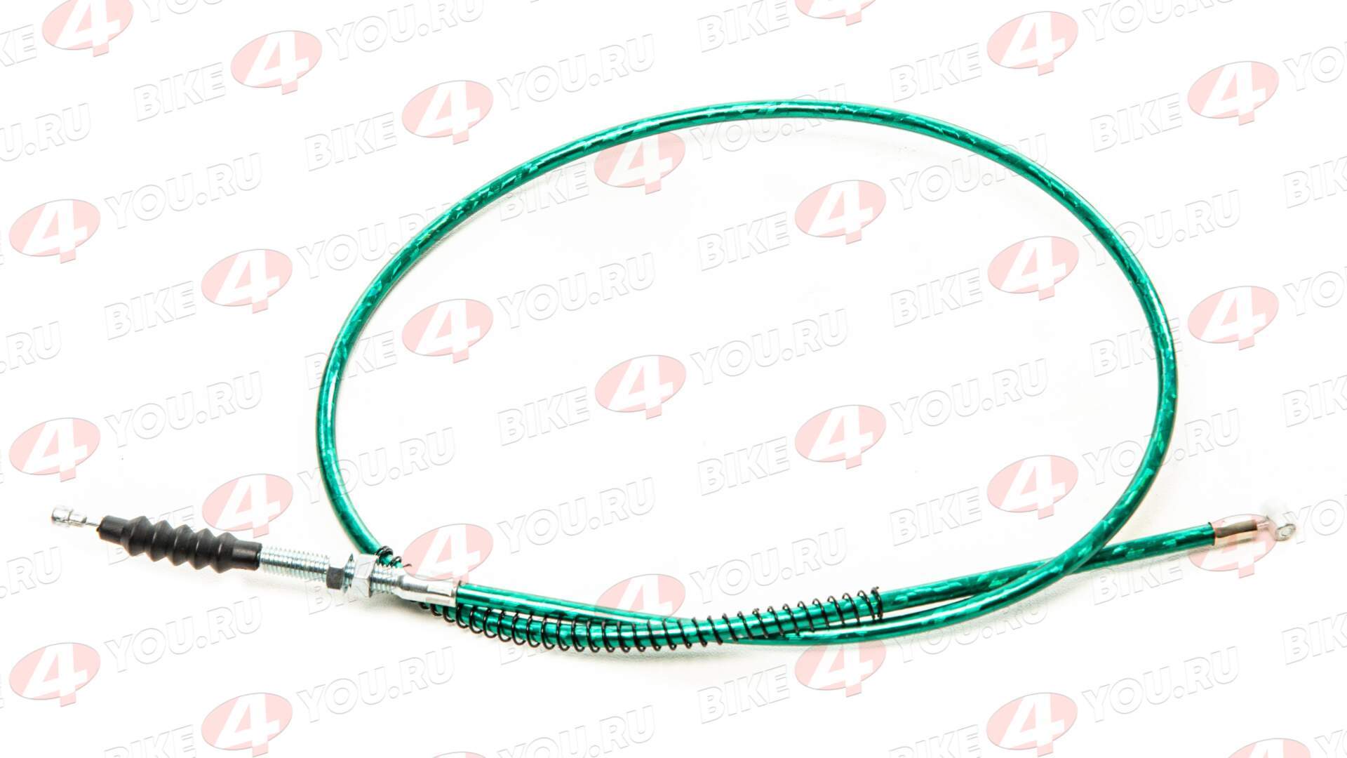 Трос сцепления 1000мм (с пружиной) зеленый