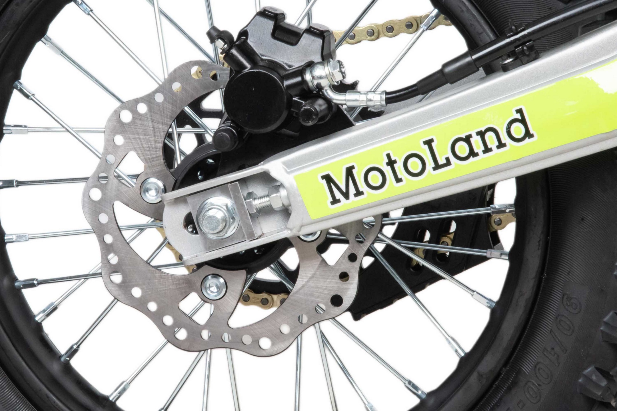 Питбайк  Motoland TCX125 E 17/14 зеленый NEW