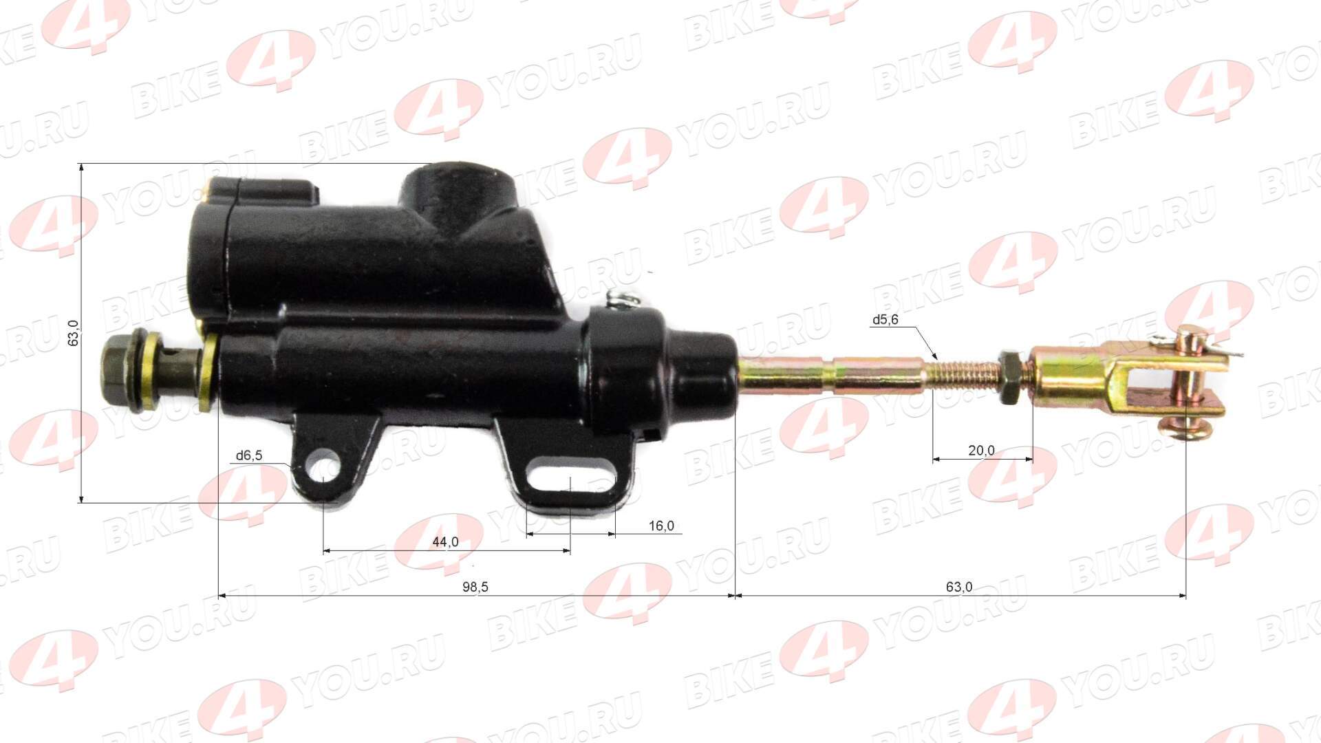 Главный тормозной цилиндр задний №2