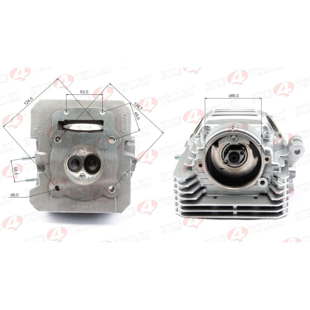 Головка блока цилиндров ( ГБЦ ) в сборе 172FMM-5(PR250) ZS175FMM (PR300)