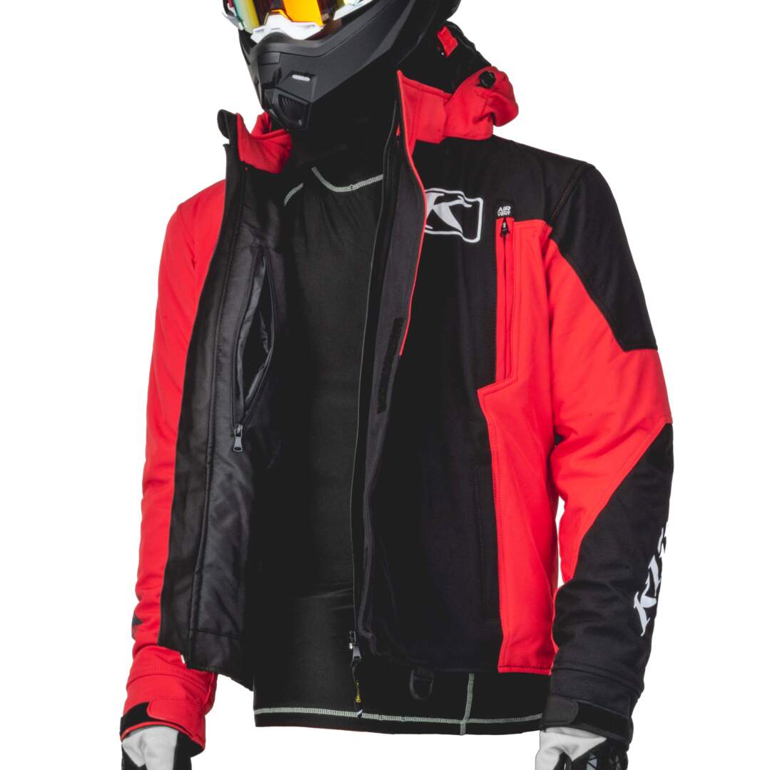 Куртка для снегохода KLIM KOMPOUND №1 black-red (текстиль) (XXXL)