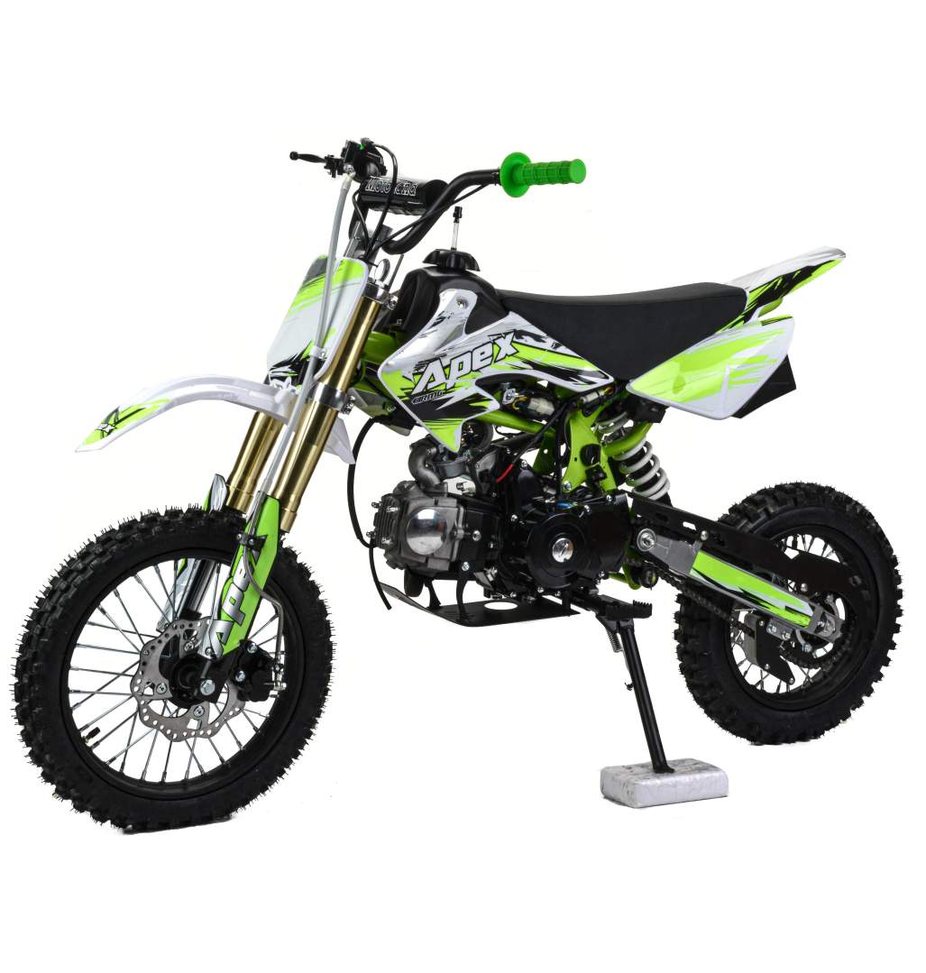 Питбайк Motoland 110 APEX10 E зеленый 14/12
