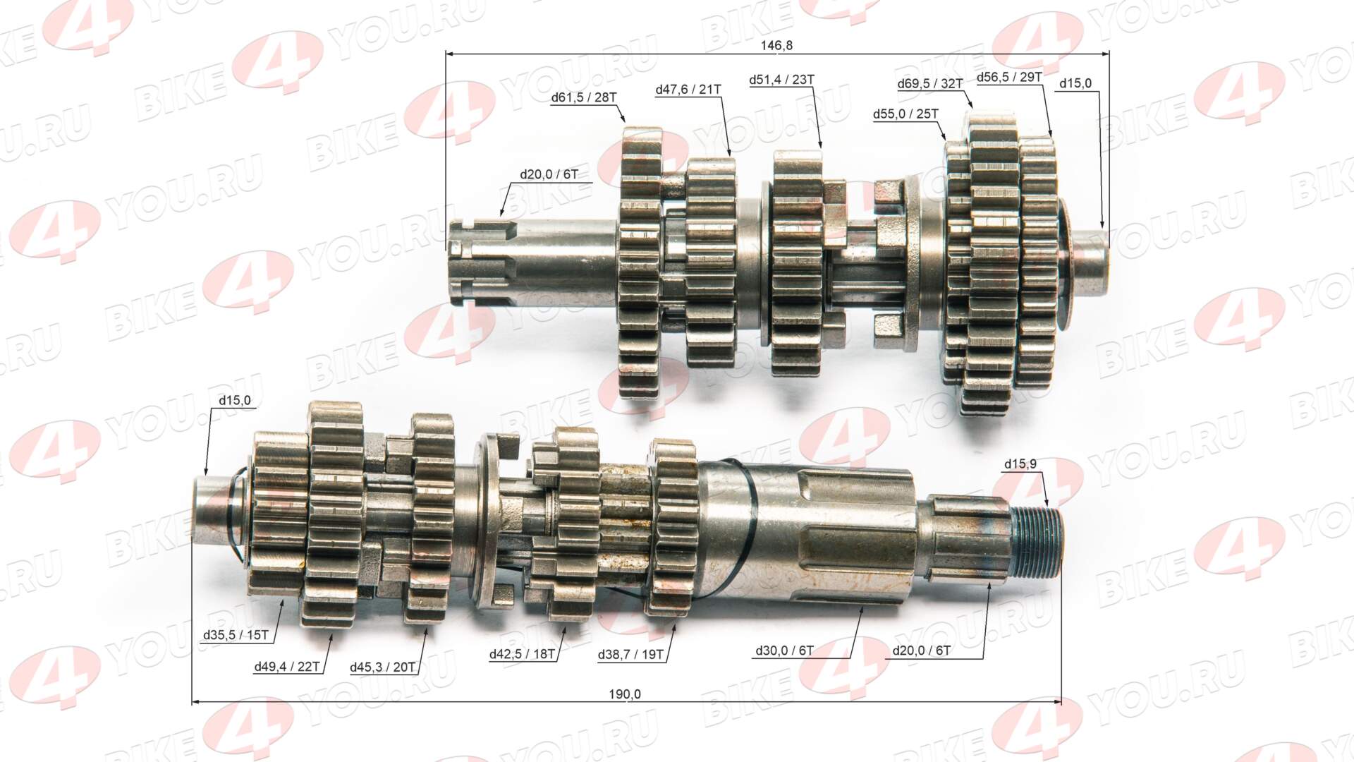 КПП в сборе 169FML (CB200)